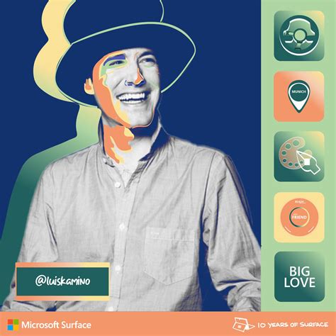 Microsoft Surface on Twitter: "@luiskamino Happy Surface-iversary, Luis