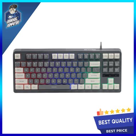 Jual Keyboard Gaming Tkl Rexus K M Dark Grey Battlefire Shopee Indonesia