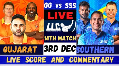 Live Gujarat Giants Vs Southern Super Stars Ggt Vs Snss Live Th T