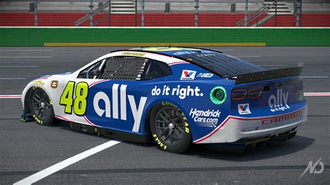 Alex Bowman 48 Ally Jimmie Johnson Throwback By Colton Loomis