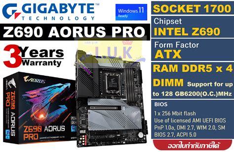 Mainboard Gigabyte Z Aorus Pro Rev X Ddr