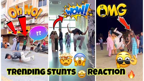 Stunt On Public Reaction 😍😱 ⁠ Instagram Viral Stunt