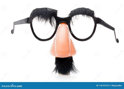 Classic Disguise Mask with Fake Nose and Moustache Stock Image - Image ...