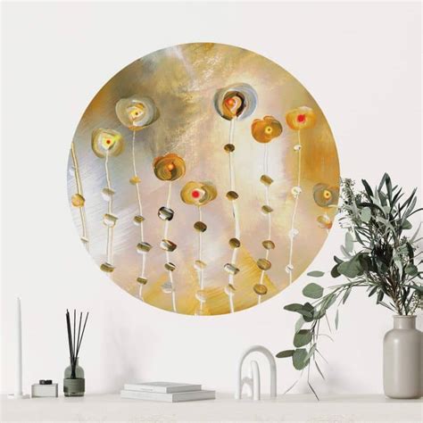 Muursticker Rond Niksic Golden Eye Wall Art Nl