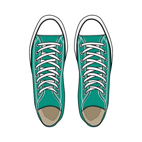 Converse Chaussures Baskets Basses Image Vectorielle Et Illustration