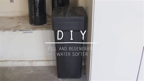 How To Fill And Regenerate Your Water Softener Youtube