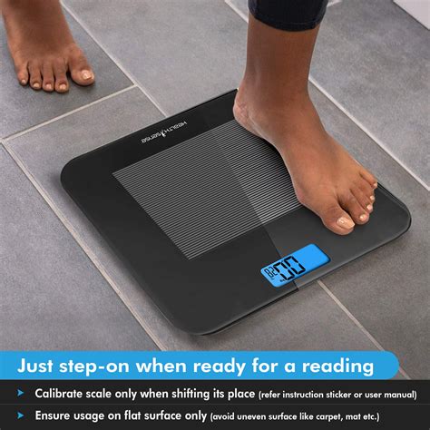 Dura Glass Ps 115 Digital Personal Body Weighing Scale Healthsense