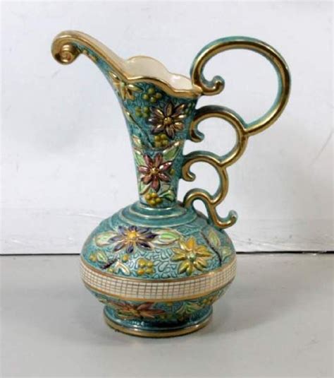 Vintage H Bequet Belgium Vase Antique Pottery Vase Belgium