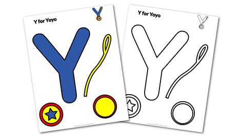 Free Printable Letter Y Craft Template Simple Mom Project