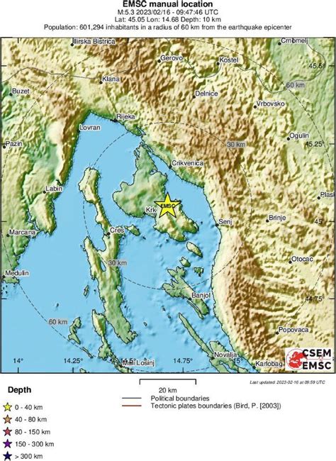 Sna An Potres Na Krku Osjetio Se Diljem Hrvatske Nema Dojava O