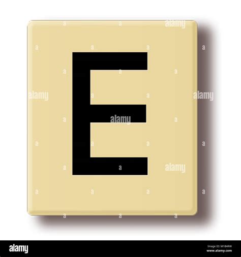 Letter Scrabble E High Resolution Stock Photography and Images - Alamy