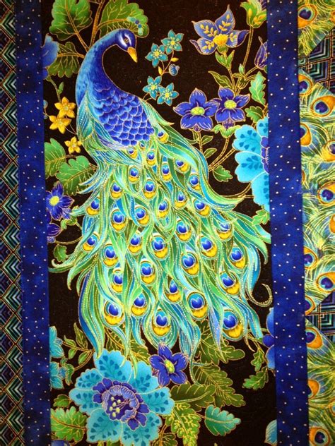 3 9 12 010  768×1024 Peacock Quilt Art Quilts Peacock Art