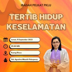 Ibadah Pelkat Pklu Jumat September Gpib Gideon Depok