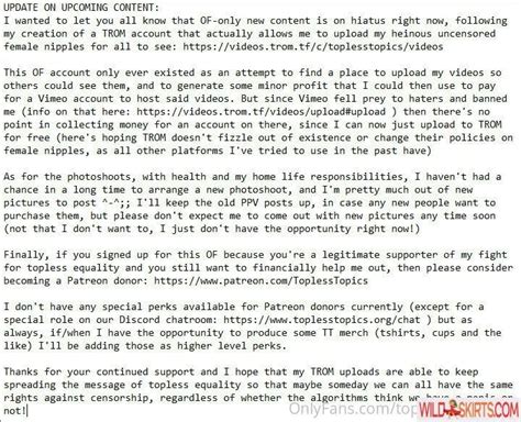 Toplesstopicsfree Toplesstopics Toplesstopicsfree Nude OnlyFans Instagram Leaked Photo