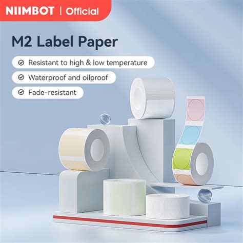 Niimbot M Label Paper Waterproof Scratch Resistant Adhesive Label