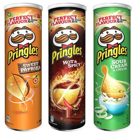 X Pringles Hot Spicy Sour Cream Sweet Paprika Ab Prime Sparabo