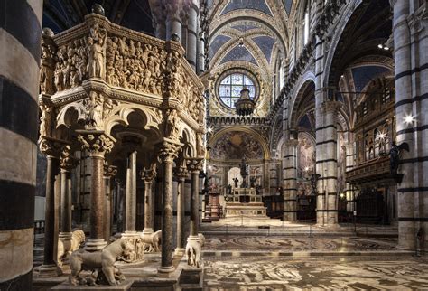 Pavimento Duomo Di Siena La Scopertura Dei Suoi Marmi TgTourism