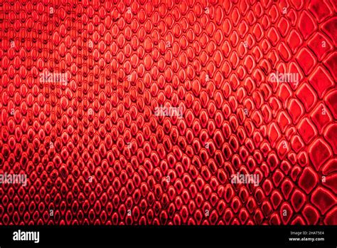 Red Exotic Snake Skin Pattern As A Wallpaper Stock Photo Alamy