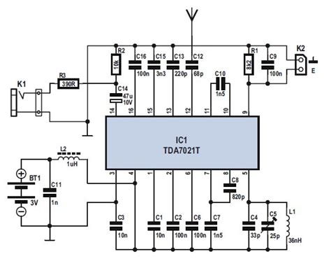 Simple Fm Radio Circuit Diagram