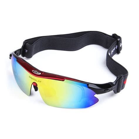 Polarized UV400 Cycling Sunglasses 4 * Lenses Bike Goggles Sports Driving Motorcycling Fishing ...