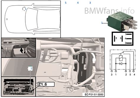 Relay For Rear Wiper Z16 Bmw 5 F11 Lci 530d N57n Europe