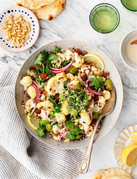 Roasted Cauliflower Salad Recipe Love And Lemons