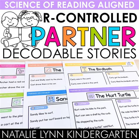 R Controlled Vowels Partner Decodable Readers Science Of Reading Sor