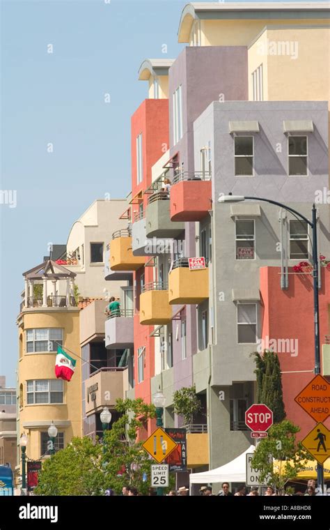 Little Italy District Of Downtown San Diego California Stock Photo Alamy