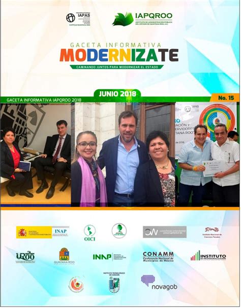 Presenta El Iapqroo Su Gaceta Informativa Modernizate Espacio