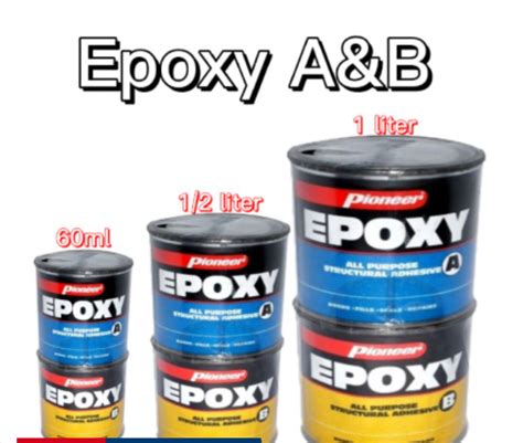 Pioneer Epoxy All Purpose Structural Adhesive Aandb Lazada Ph