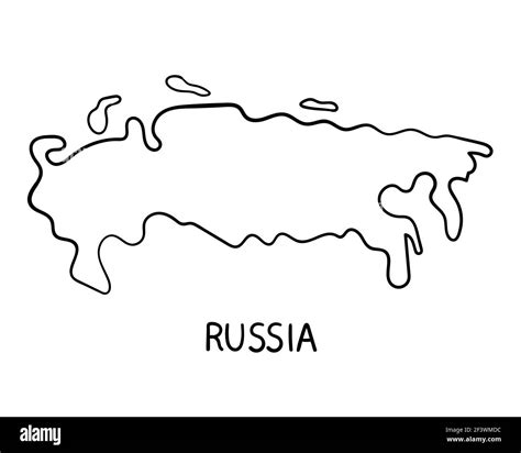 Nation Illustration Zeichnung Von Hand Gezeichnet Umriss Geographie