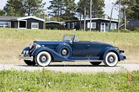 1934 Packard Twelve Coupe Roadster 1107 739 Luxury Retro