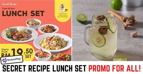 Secret Recipe Lunch Set Promo For All Secret Recipe Promo