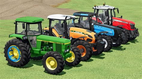 DEUTZ FAHR Vs LAMBORGHINI Vs FENDT Vs CLAAS TRACTORS BATTLE WITH