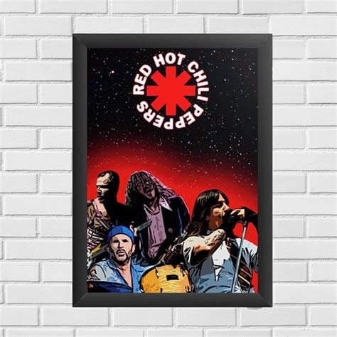 Quadro Decorativo A Red Hot Chili Peppers Rock Roll Elo
