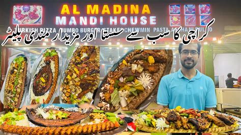 Kuwaiti Platter At Al Madinah Mandi House Restaurant Socialtv88 Youtube