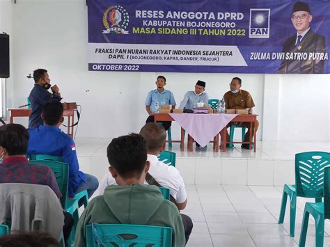 Serap Aspirasi DPRD Bojonegoro Fraksi PAN Gelar Reses