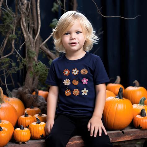 Kids Halloween Shirts Retro Halloween Matching Gifts Toddler - Etsy