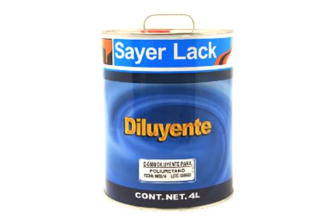 Insumo Solvente Para Poliuretano Sayer Lack Hd