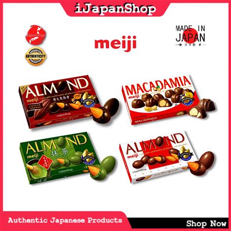 Meiji Japan Macadamia Chocolate 63g Almond Chocolate 88g Shopee