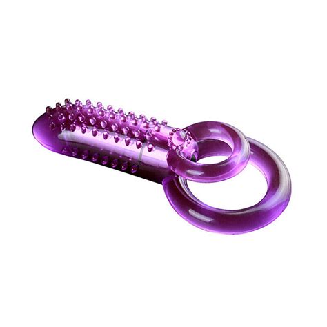 Men Penis Cock Ring Vibrator G Spot Dildo Massager Sex Toy For Women