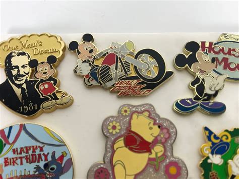 Collection Of Walt Disney Disneyland Pins Trading Pins