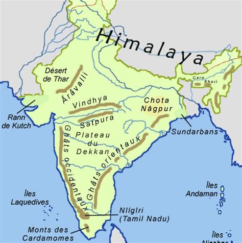 Relief of India - Maps of India