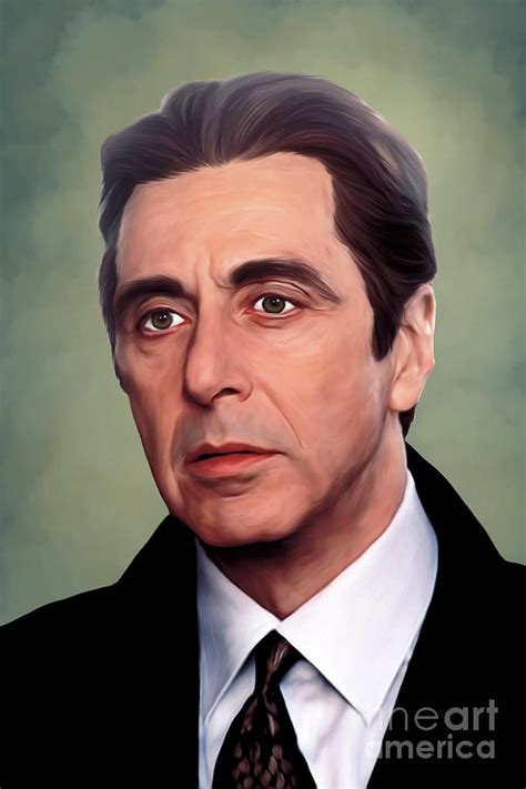 Al Pacino Illustration Painting By Stars On Art