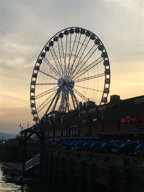 Seattle Ferris Wheel Ferris Wheel, Seattle, Fair Grounds, Views, Travel