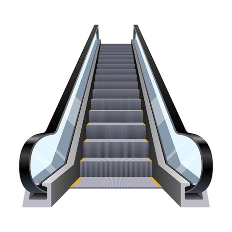 Premium Vector Stylish Escalator Design Illustration Isolated On