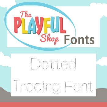 Dotted Tracing Font - Personal and Commercial Use License by The ...