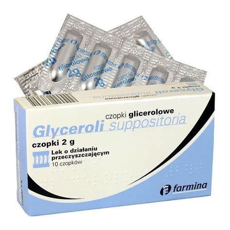 Glyceroli Suppositoria G Czopki Glicerolowe Sztuk Zaparcia