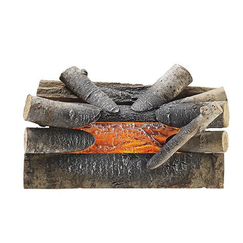 Pleasant Hearth 20-inch Electric Crackling Fireplace Logs | The Home ...