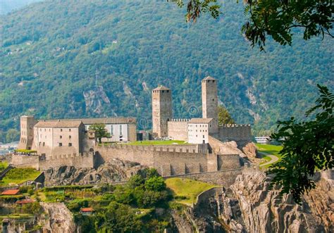 Castelgrande Bellinzona Tessin Suisse Image Stock éditorial Image